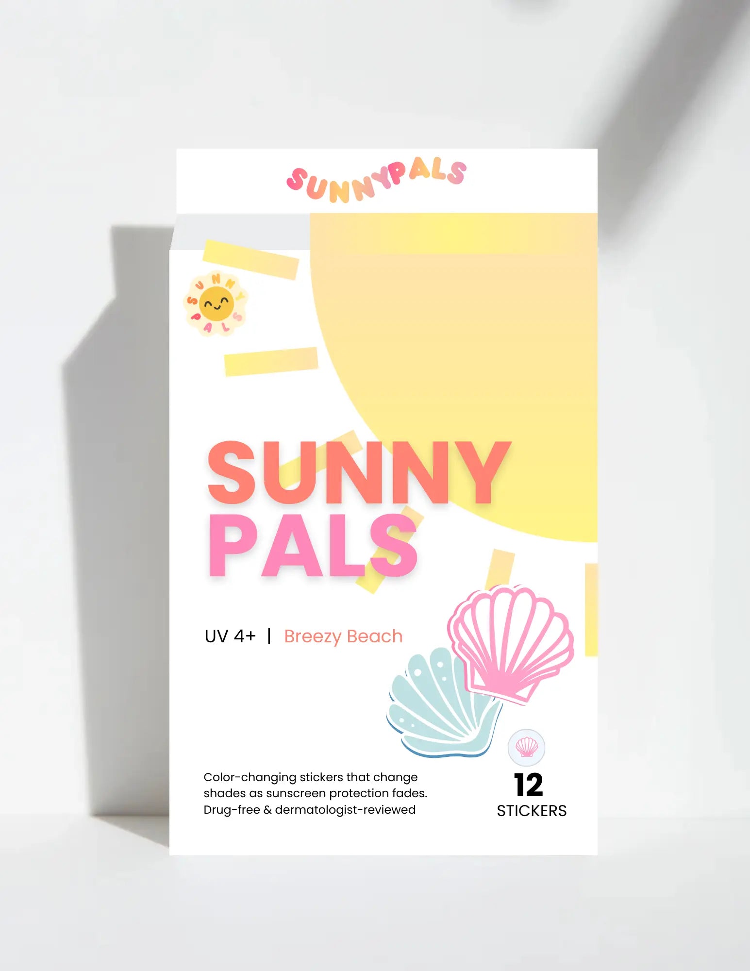 Pre-Order: SunnyPals UV Detection Stickers - 12 Pack SunnyPals