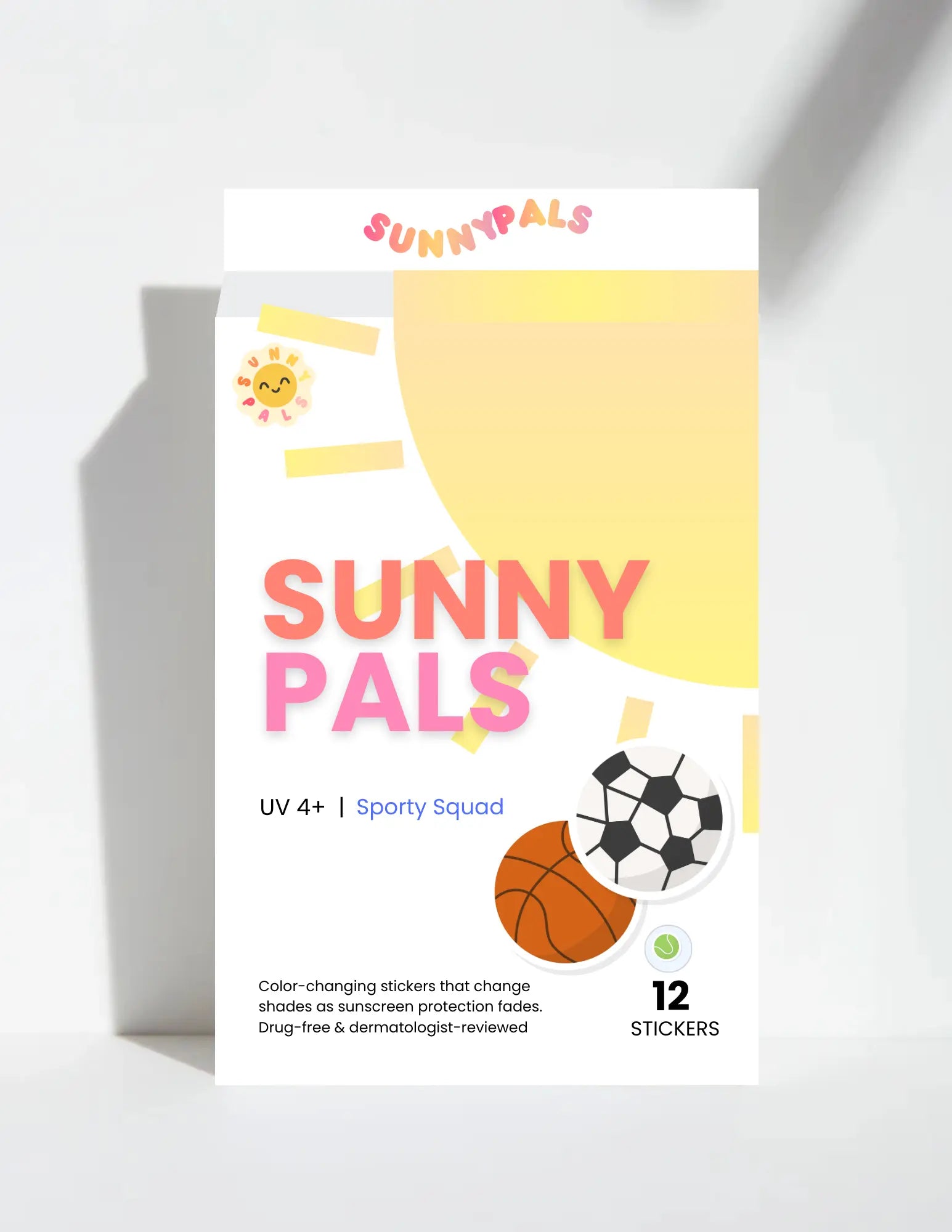 Pre-Order: SunnyPals UV Detection Stickers - 12 Pack SunnyPals