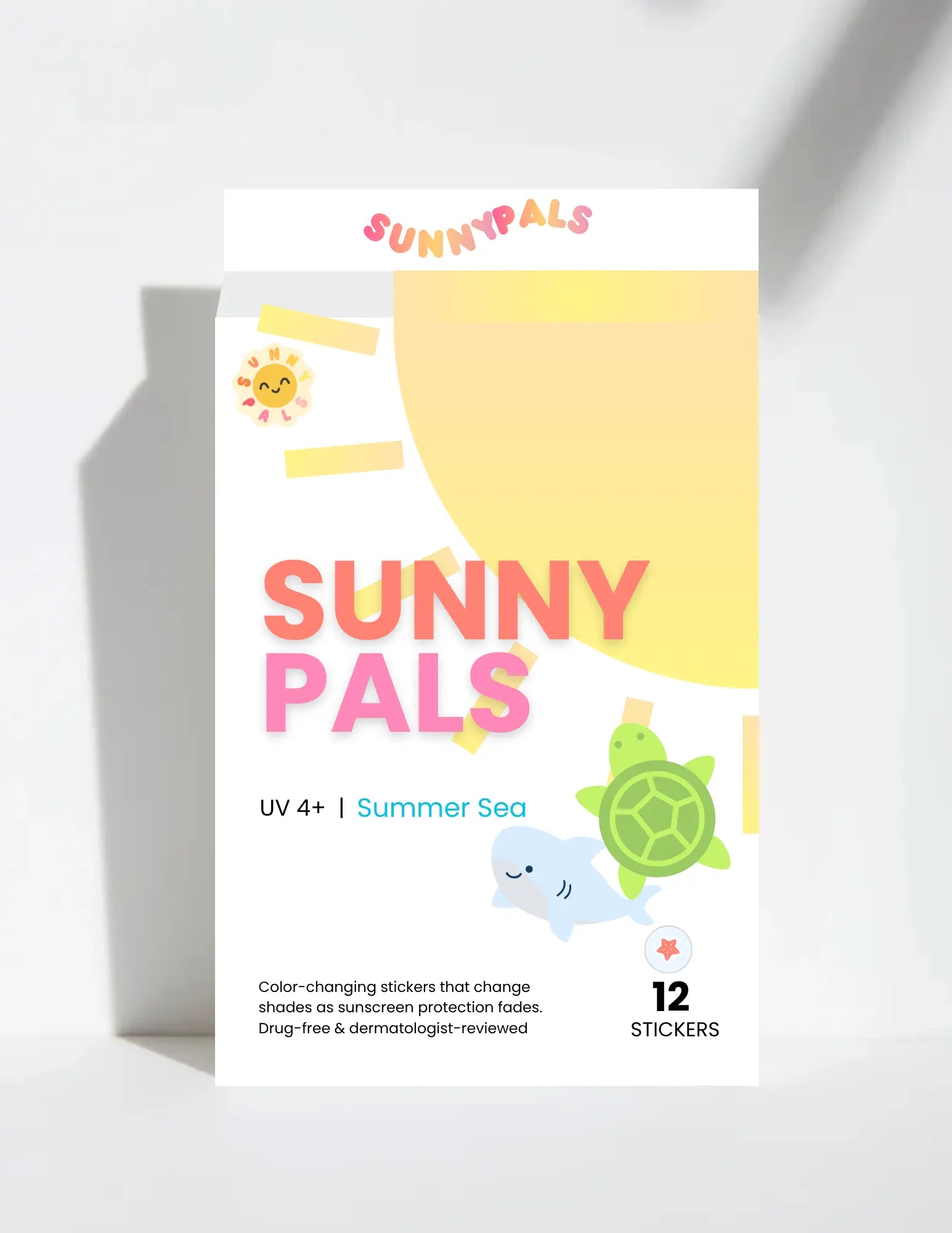 Pre-Order: SunnyPals UV Detection Stickers - 12 Pack SunnyPals