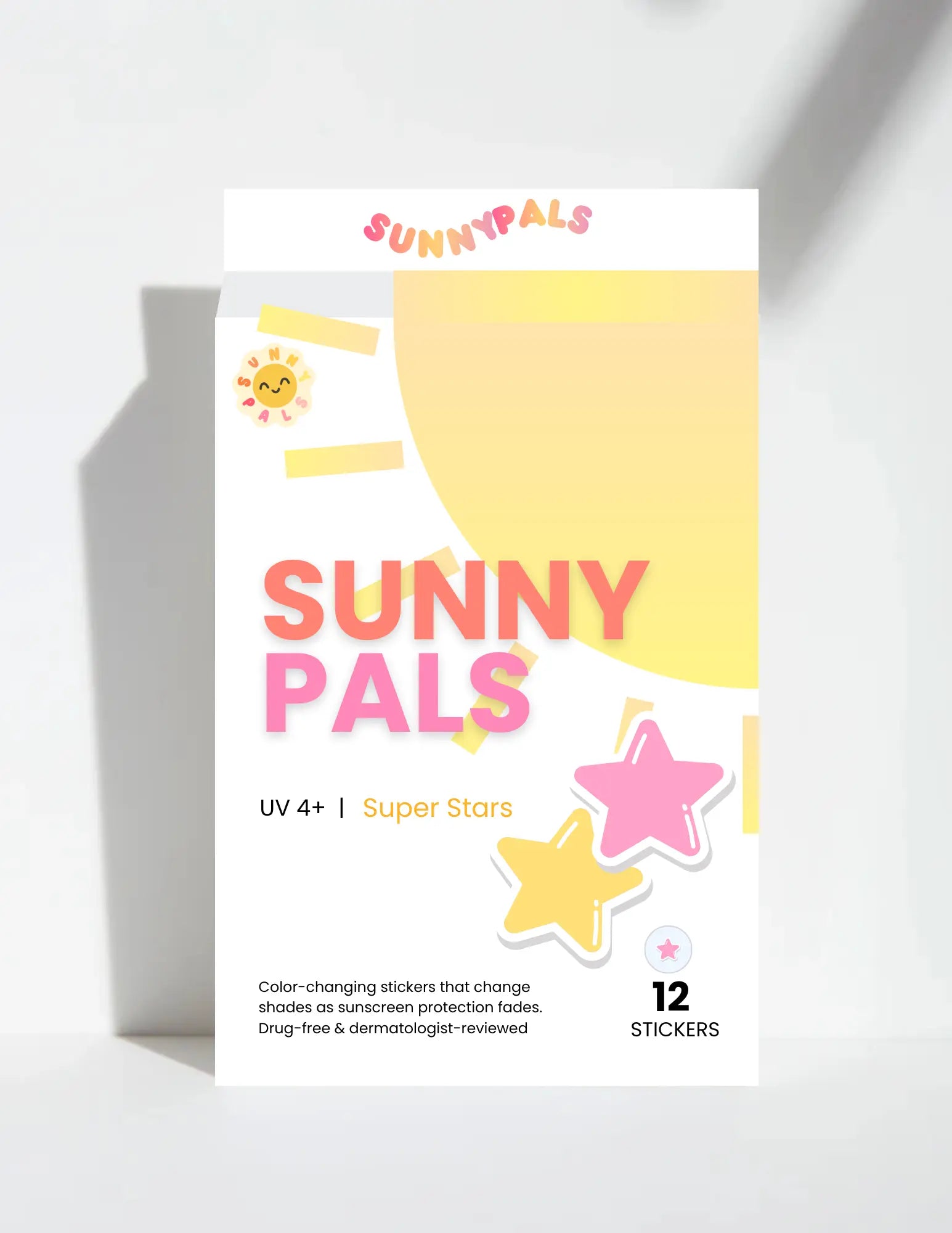 Pre-Order: SunnyPals UV Detection Stickers - 12 Pack SunnyPals